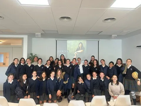 Sharing the experience with students