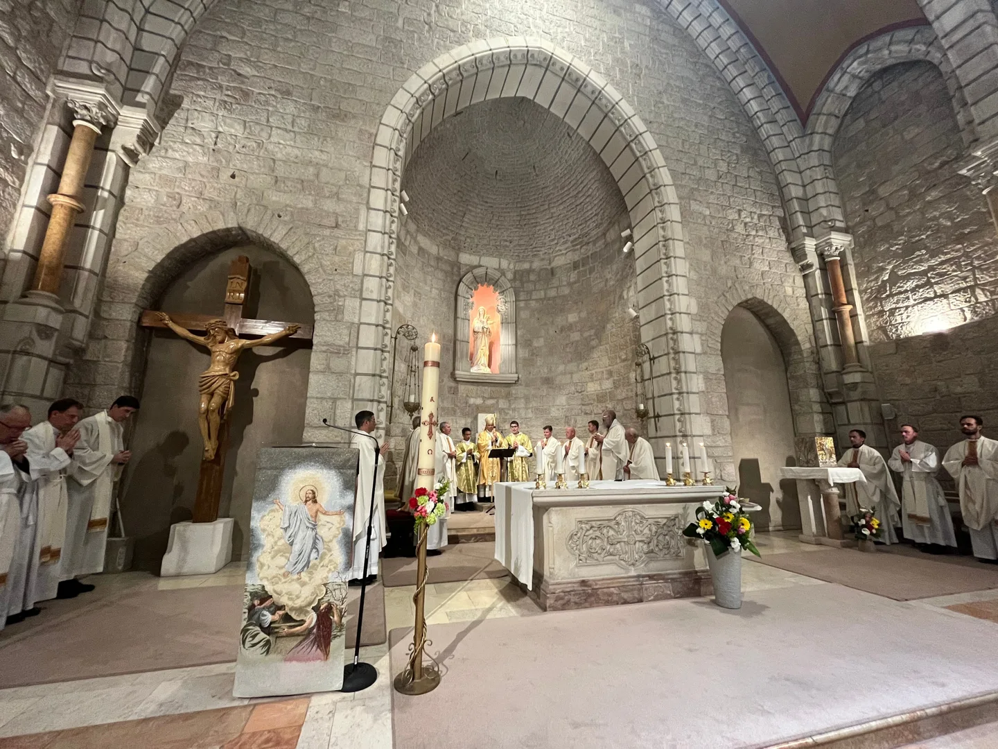 Easter Vigil at Notre Dame Jerusalem Center